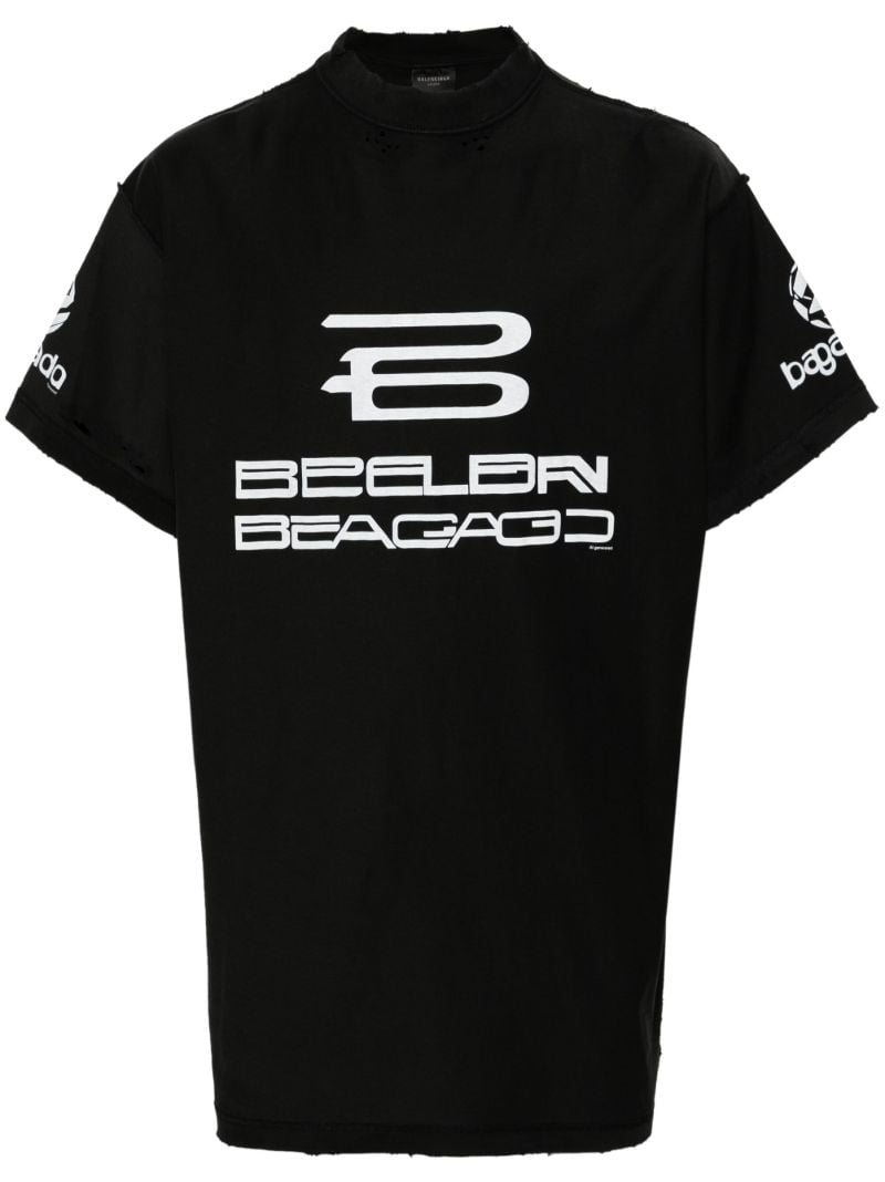 Black Ai-generated Cotton T-shirt