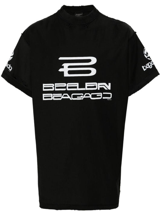 Black Ai-generated Cotton T-shirt