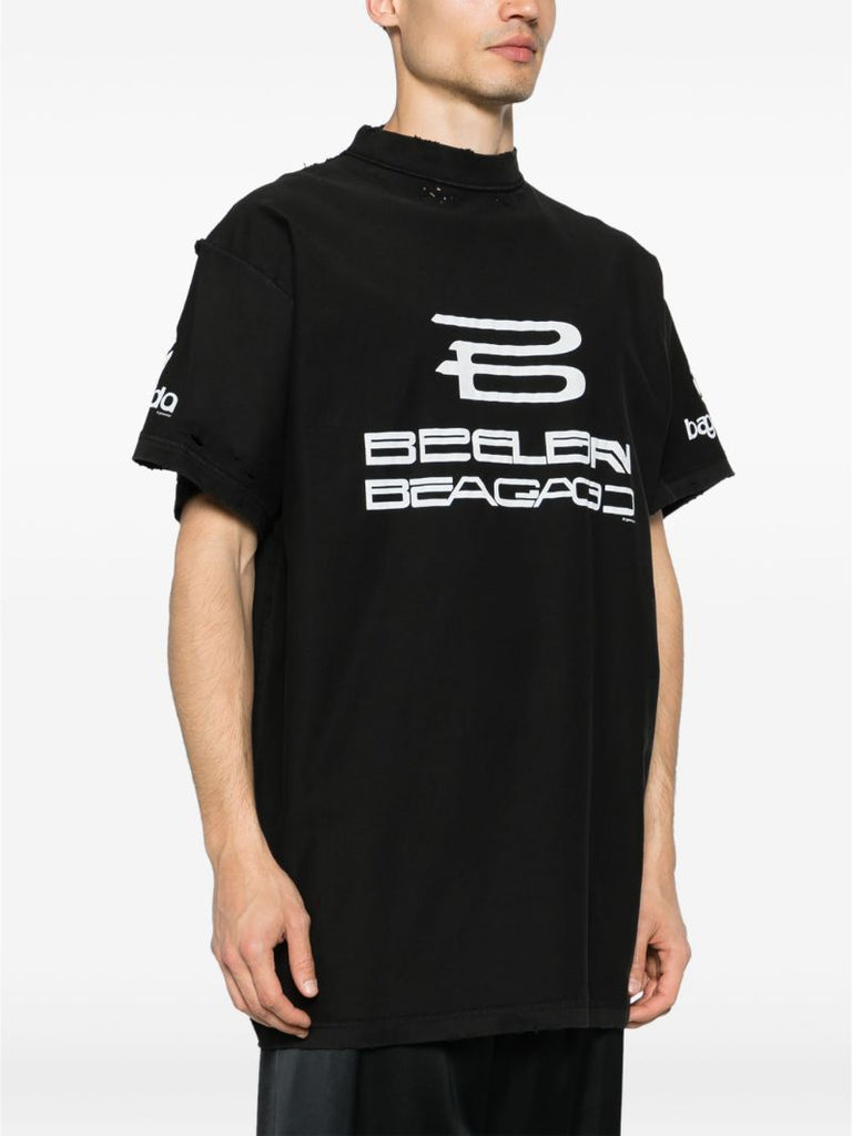 Black Ai-generated Cotton T-shirt
