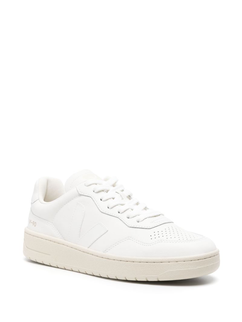 White V-90 Low-top Sneakers