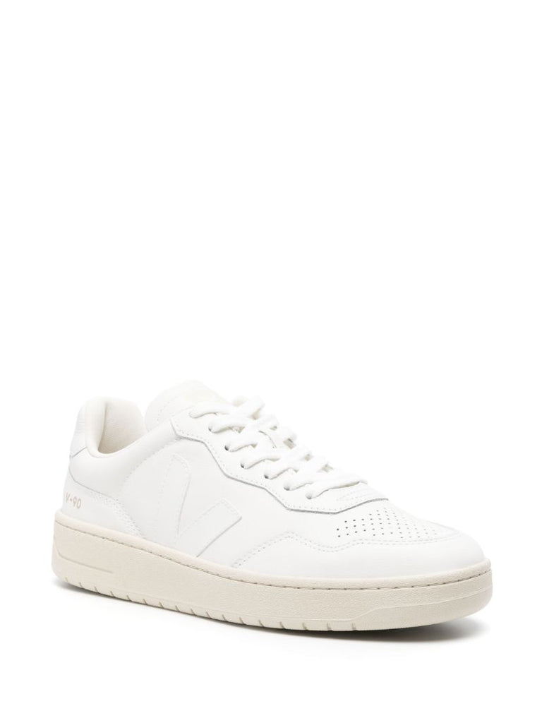 White V-90 Low-top Sneakers