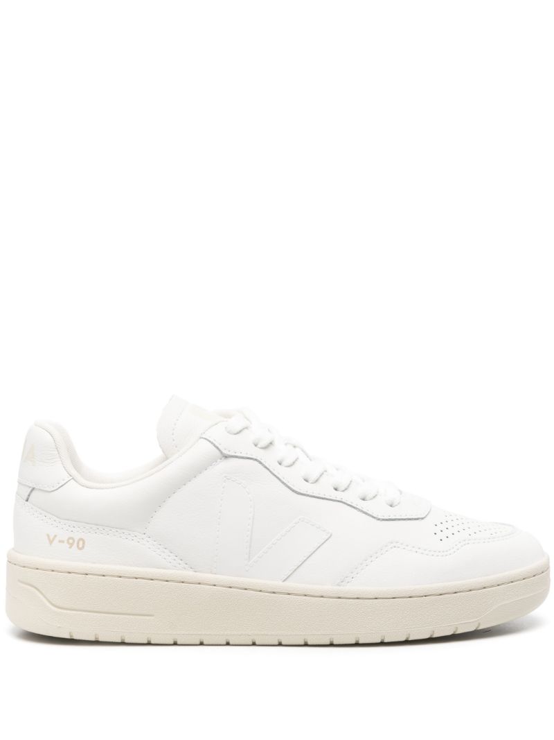 White V-90 Low-top Sneakers