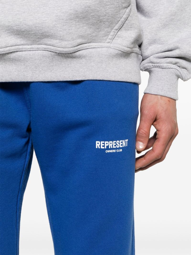 Blue Owners Club Cotton Sweatpants
