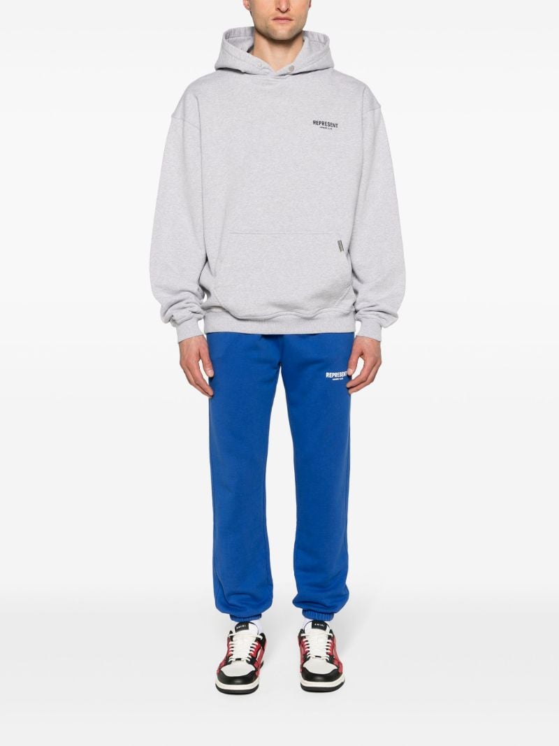 Blue Owners Club Cotton Sweatpants