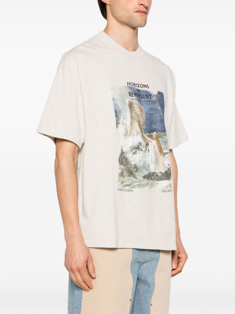 White Higher Thruth Cotton T-shirt