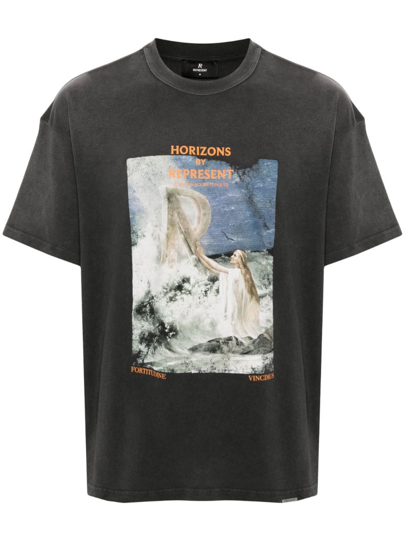 Black Higher Truth Graphic-print T-shirt