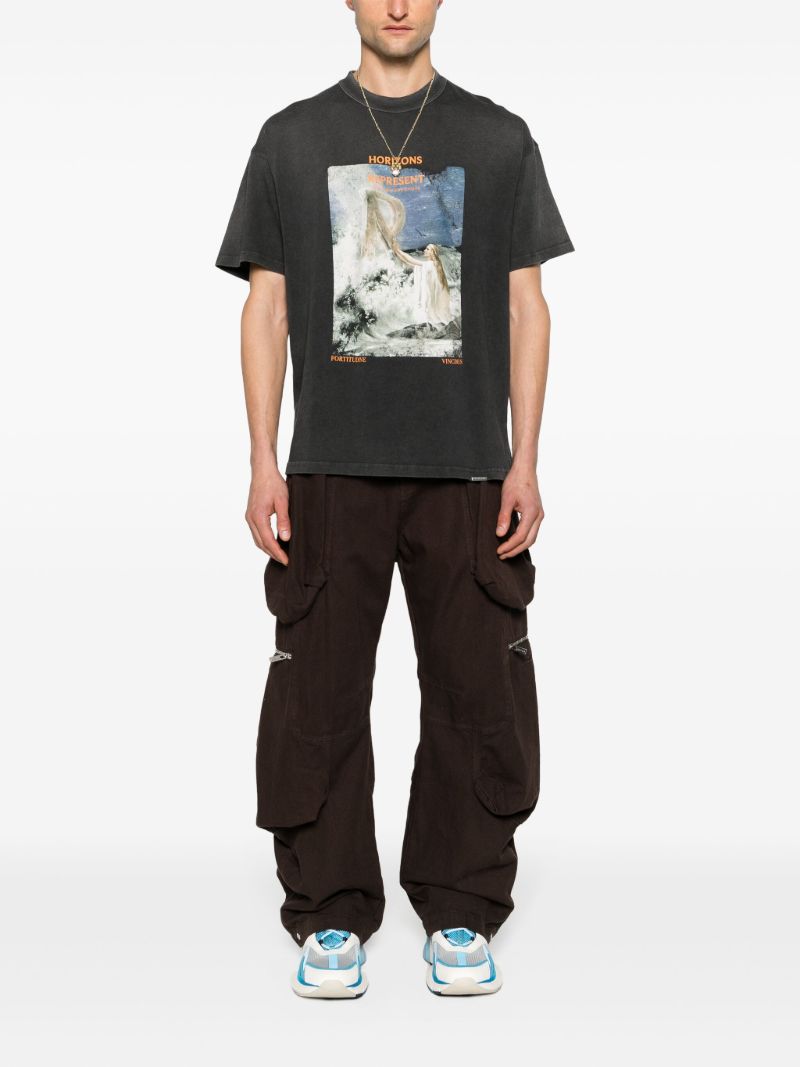 Black Higher Truth Graphic-print T-shirt