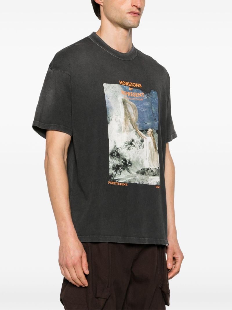Black Higher Truth Graphic-print T-shirt