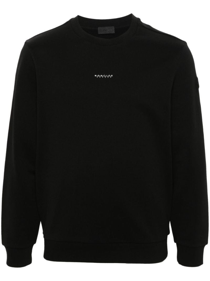 Black Logo-print Sweatshirt