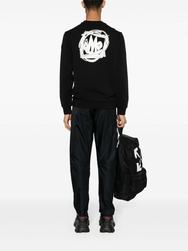 Black Logo-print Sweatshirt