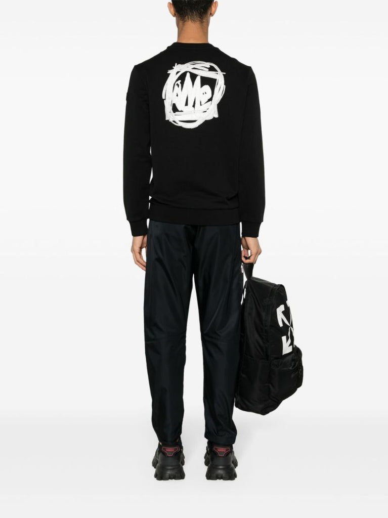 Black Logo-print Sweatshirt