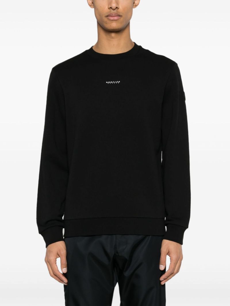 Black Logo-print Sweatshirt