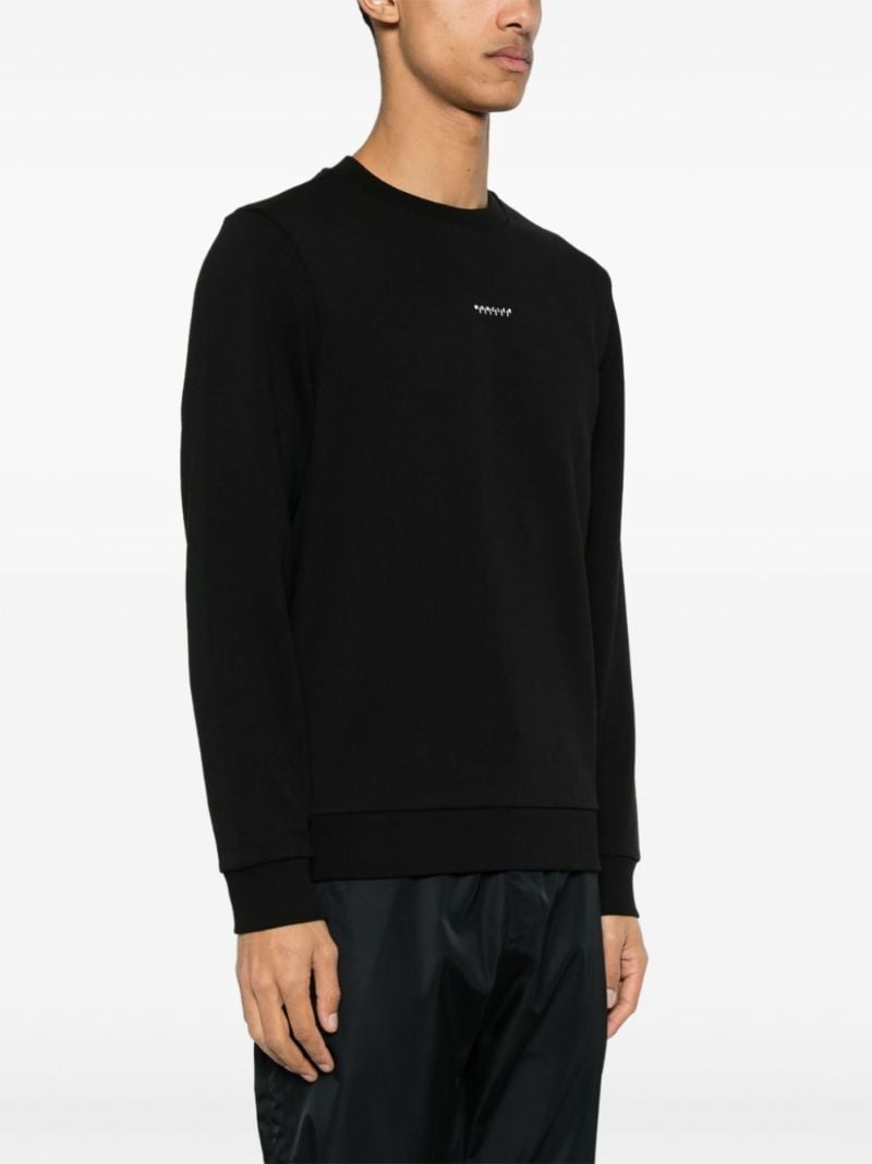 Black Logo-print Sweatshirt