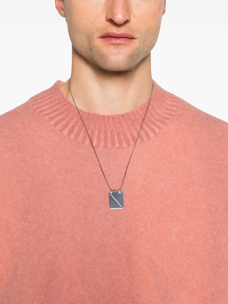 Pink Sprayed Horizons Sweater