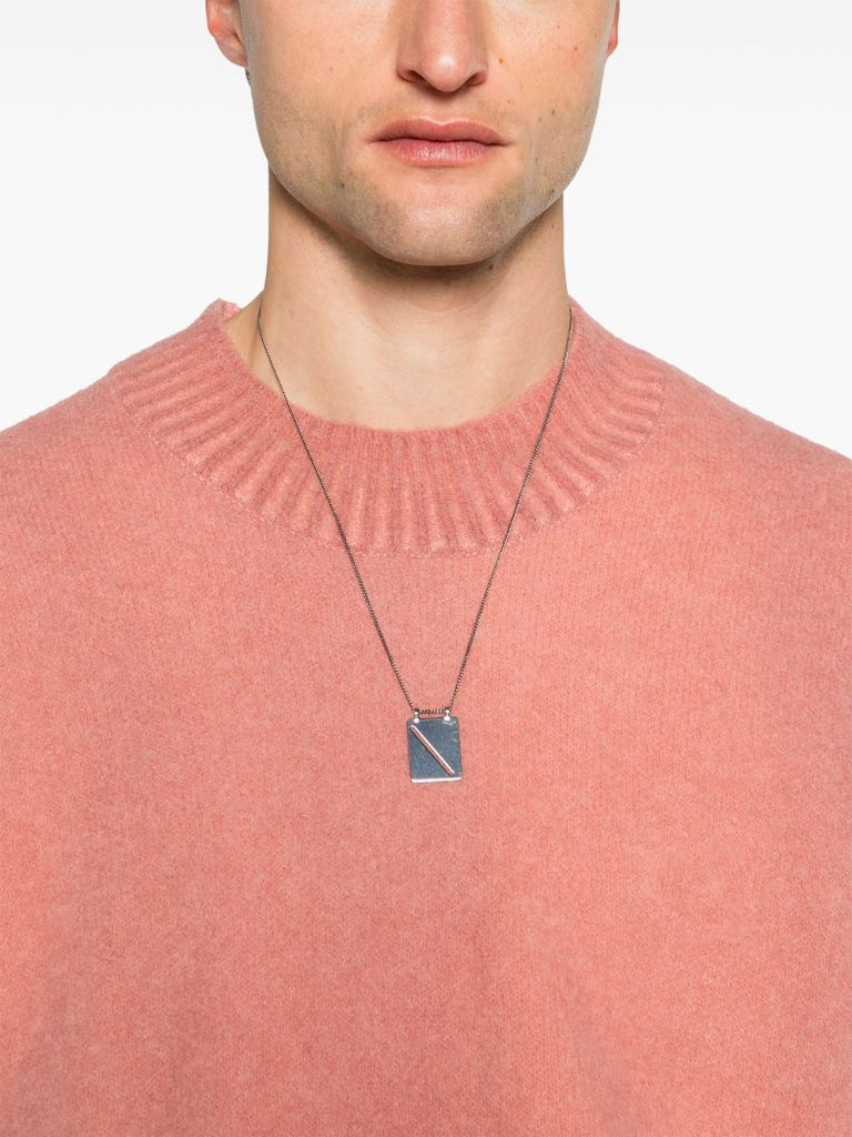 Pink Sprayed Horizons Sweater