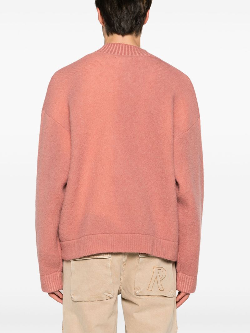 Pink Sprayed Horizons Sweater