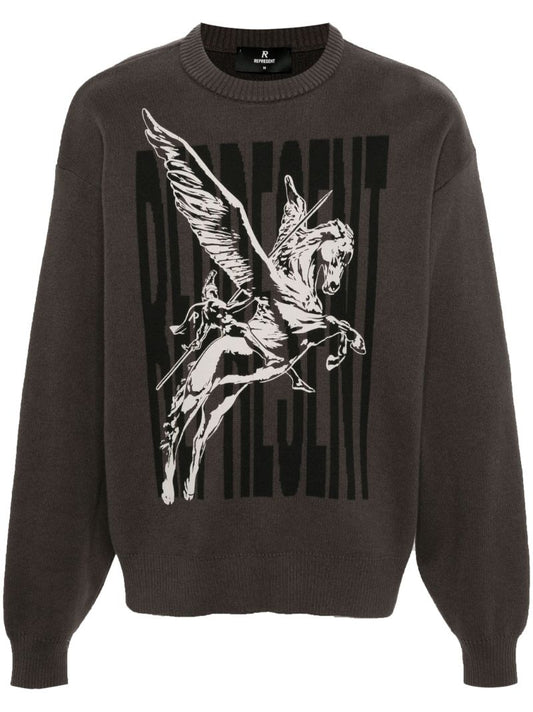 Brown Spirits Mascot Cotton Jumper