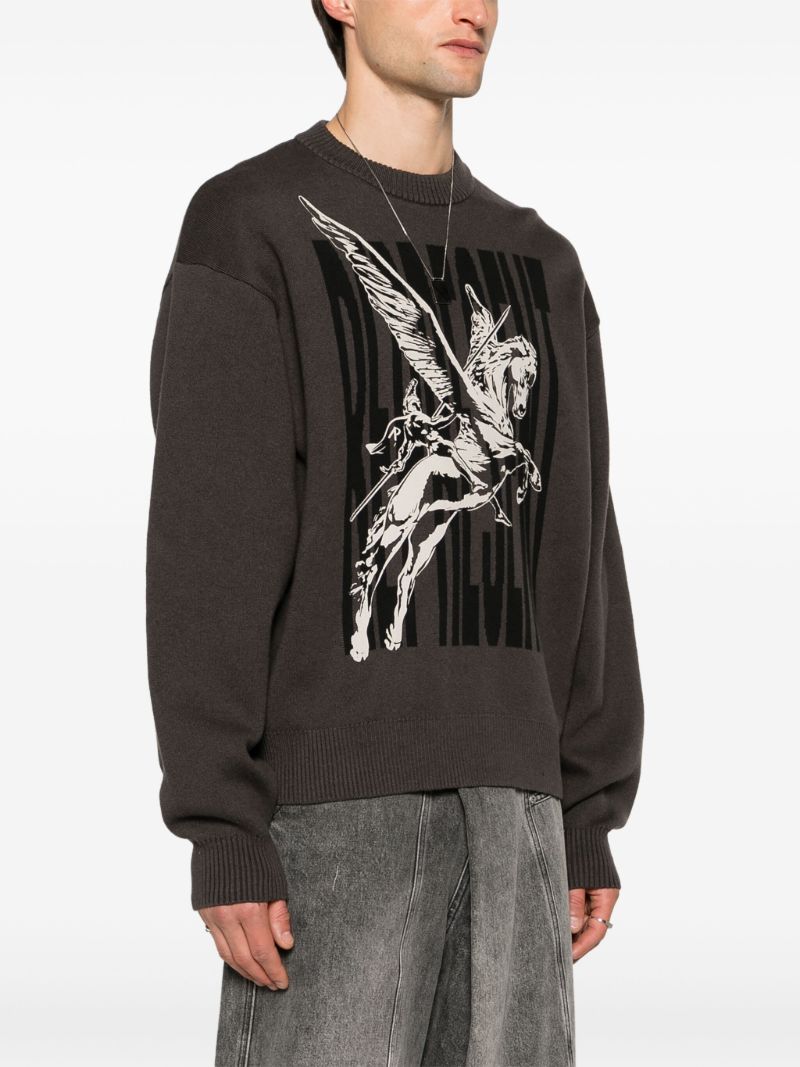 Brown Spirits Mascot Cotton Jumper