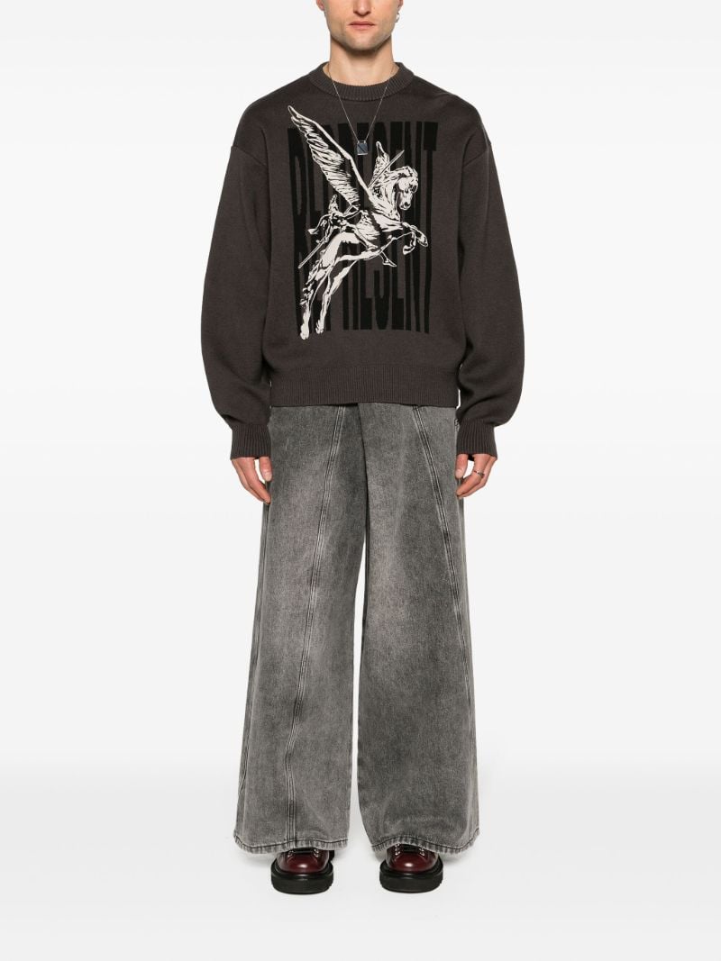 Brown Spirits Mascot Cotton Jumper