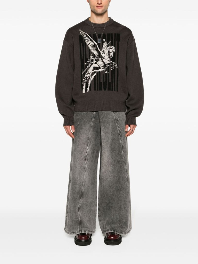 Brown Spirits Mascot Cotton Jumper