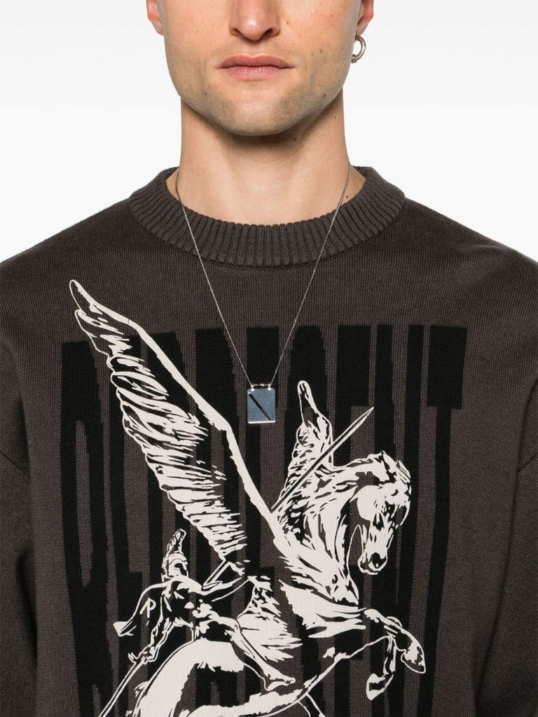 Brown Spirits Mascot Cotton Jumper