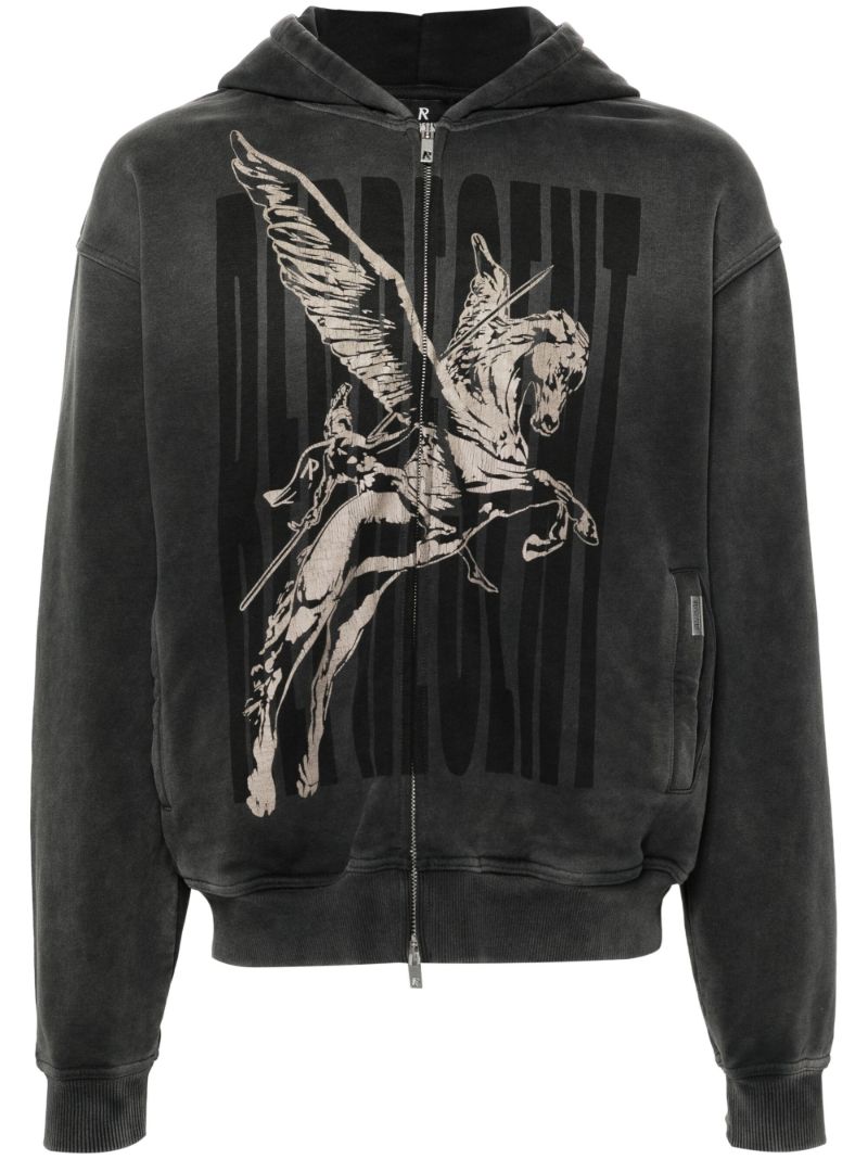 Black Spirits Mascot Cotton Hoodie