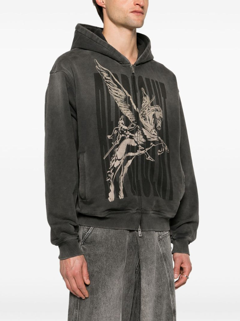 Black Spirits Mascot Cotton Hoodie