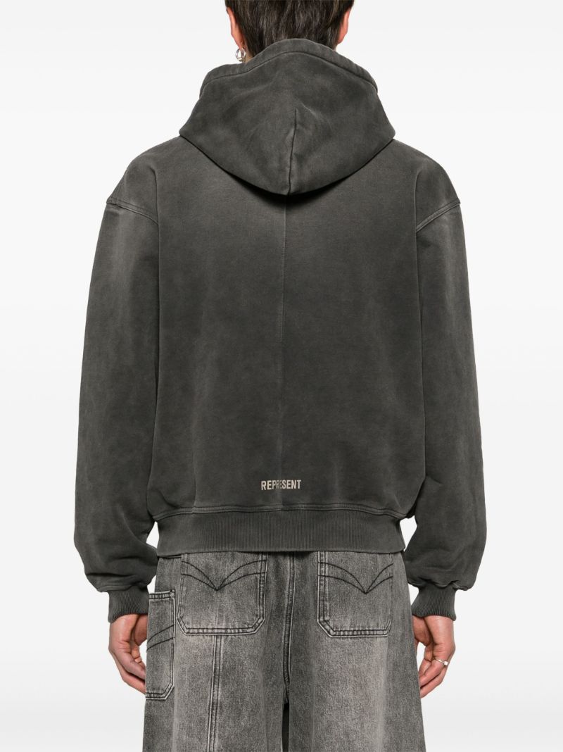 Black Spirits Mascot Cotton Hoodie