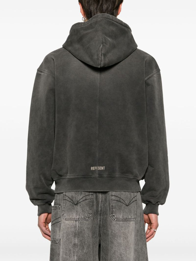 Black Spirits Mascot Cotton Hoodie