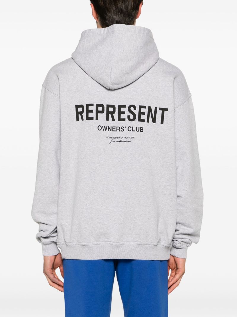 Grey Owners Club Cotton Hoodie