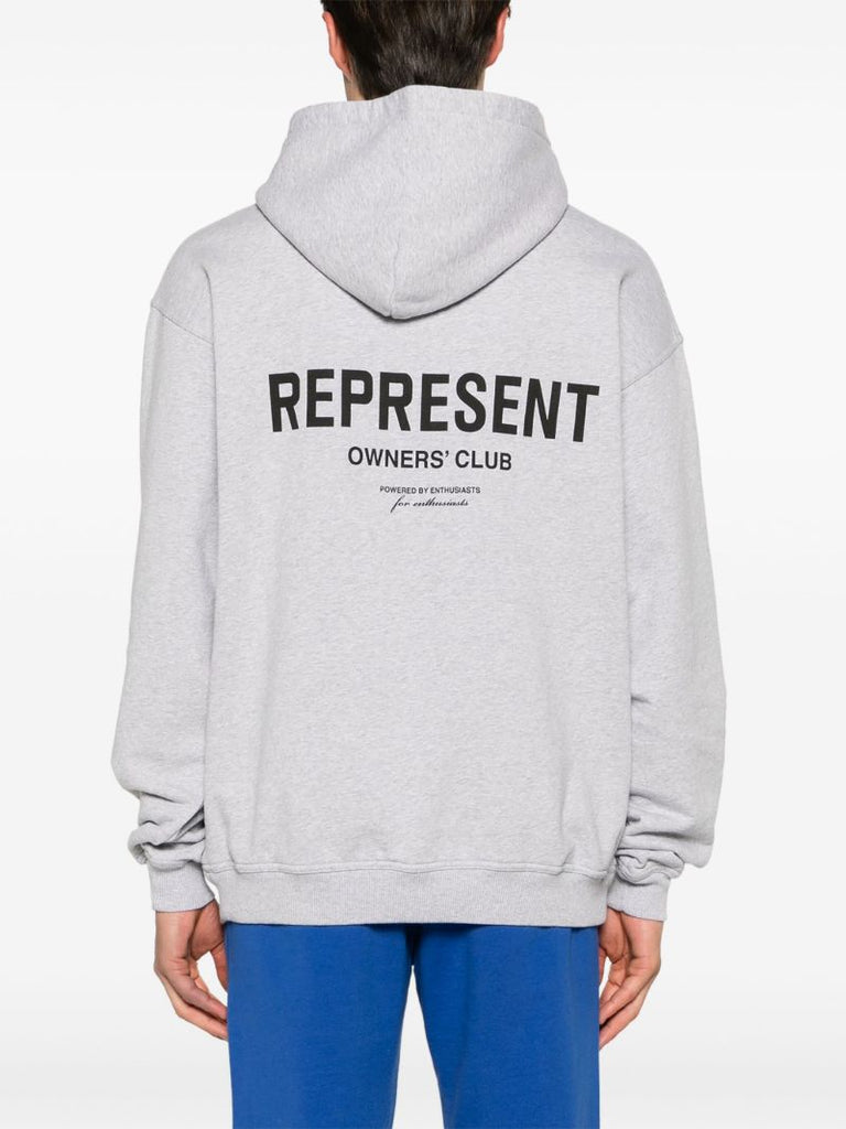 Grey Owners Club Cotton Hoodie
