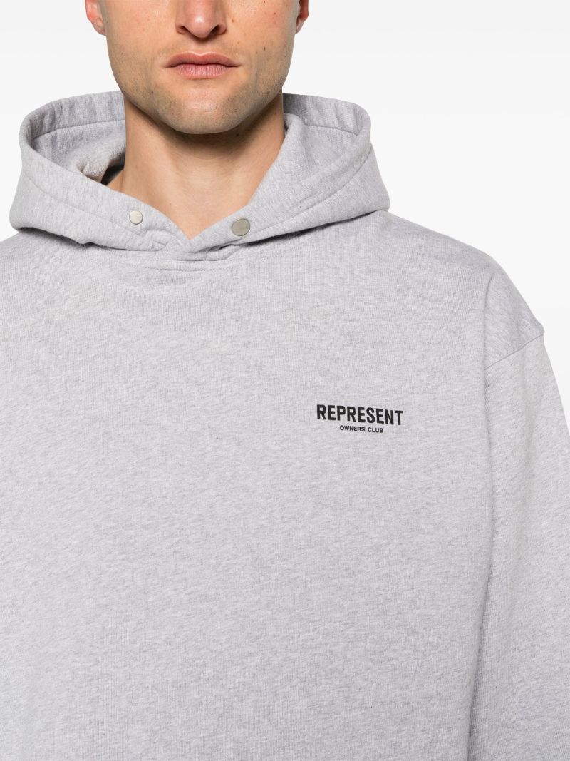 Grey Owners Club Cotton Hoodie