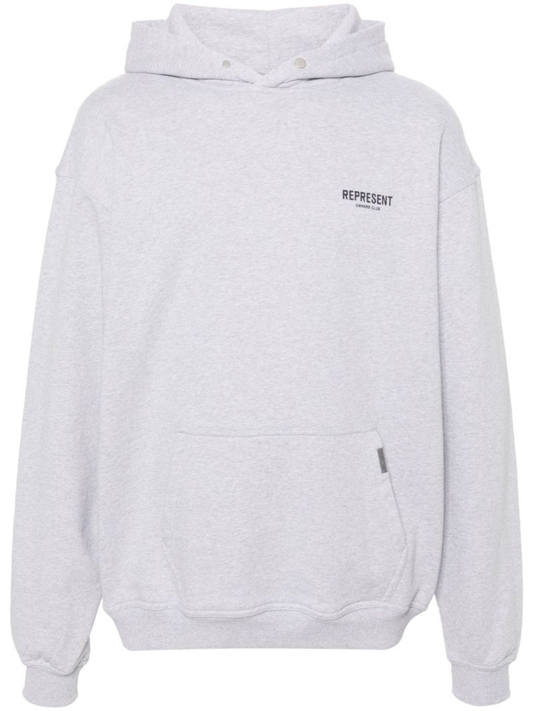 Grey Owners Club Cotton Hoodie