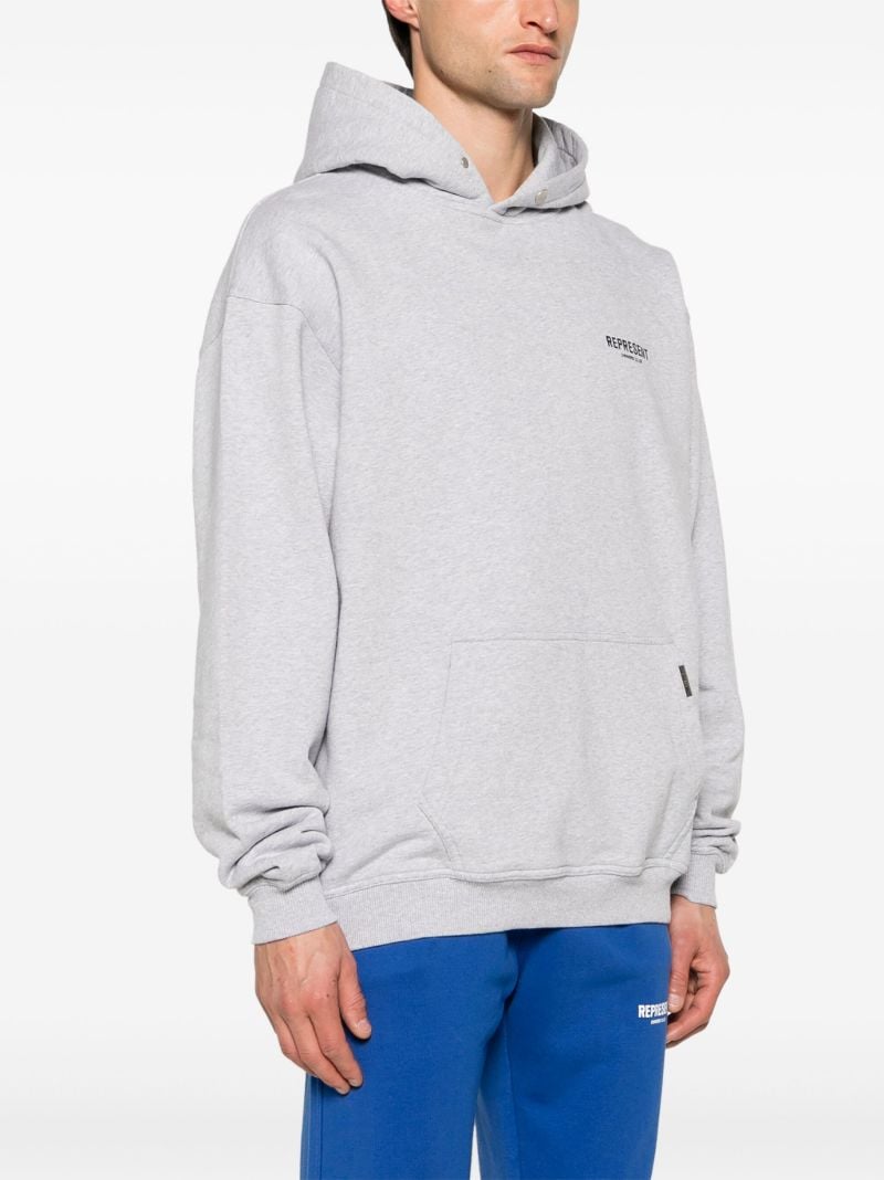 Grey Owners Club Cotton Hoodie