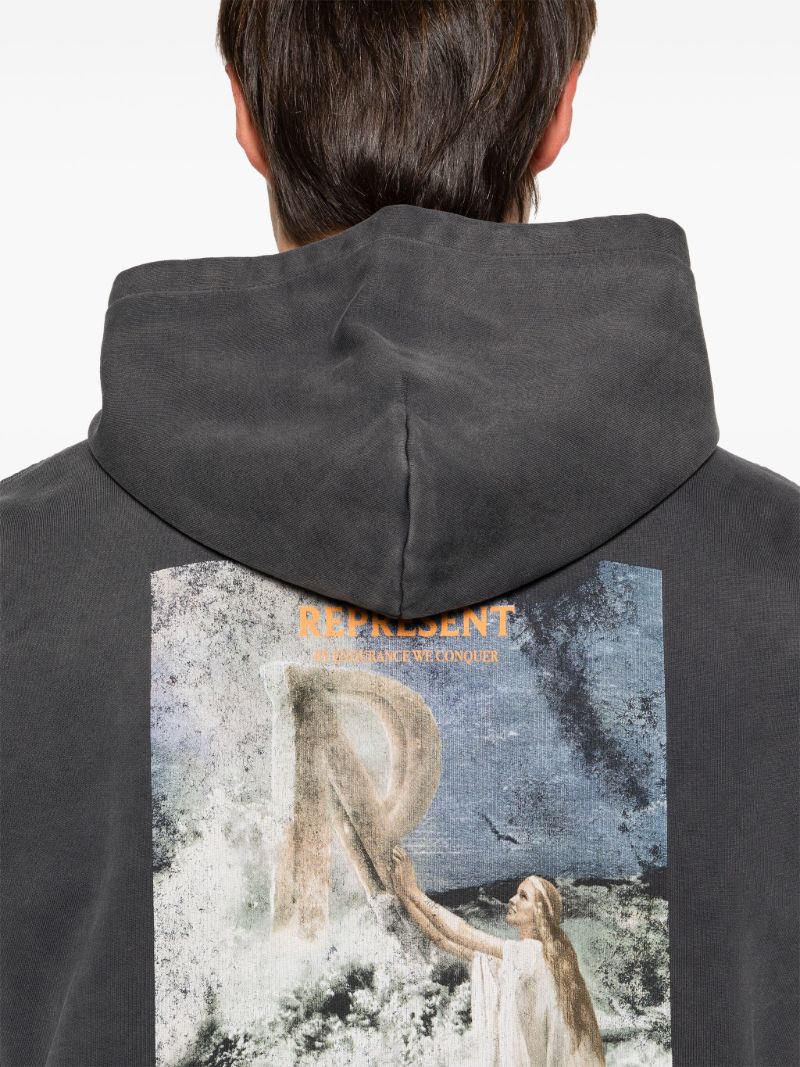 Black Higher Truth Zip-up Hoodie