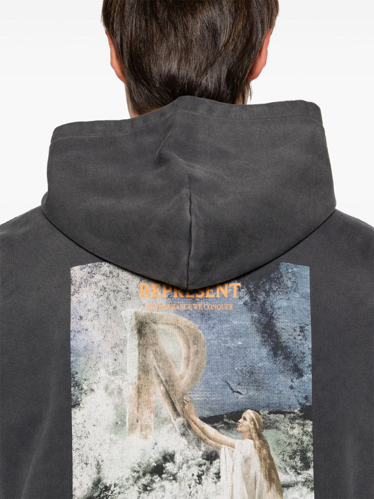 Black Higher Truth Zip-up Hoodie