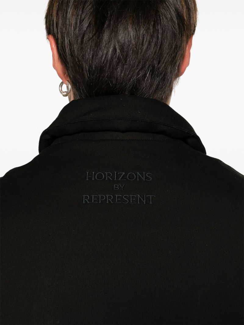 Black Padded Cotton Gilet