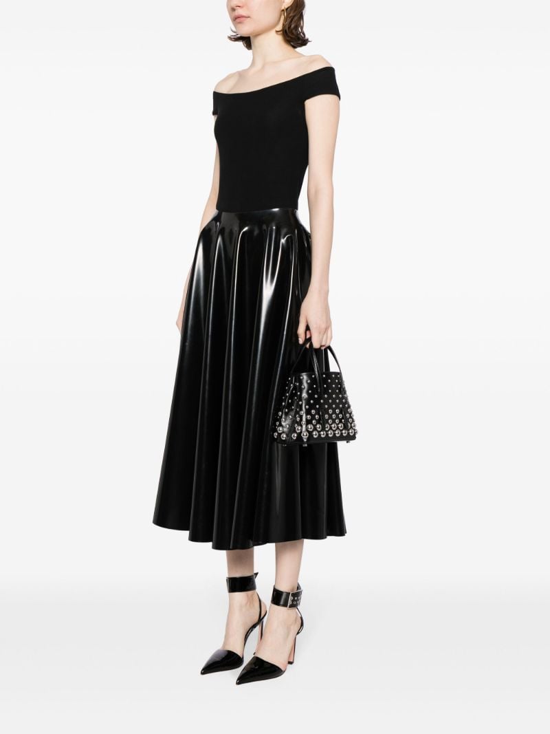 Black Mina 20 Leather Tote Bag