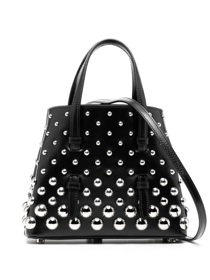 Black Mina 20 Leather Tote Bag