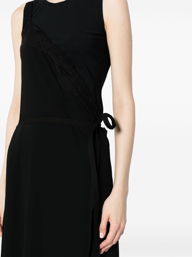 Black Layered Maxi Dress