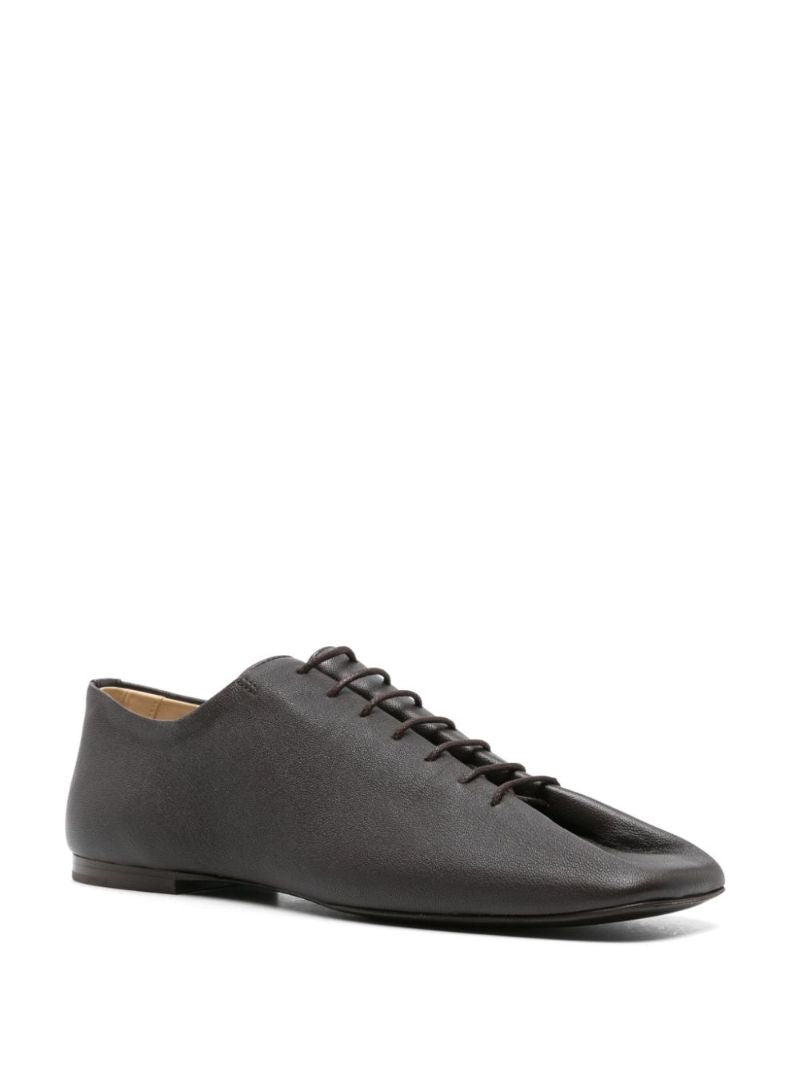 Brown Souris Leather Derby Shoes