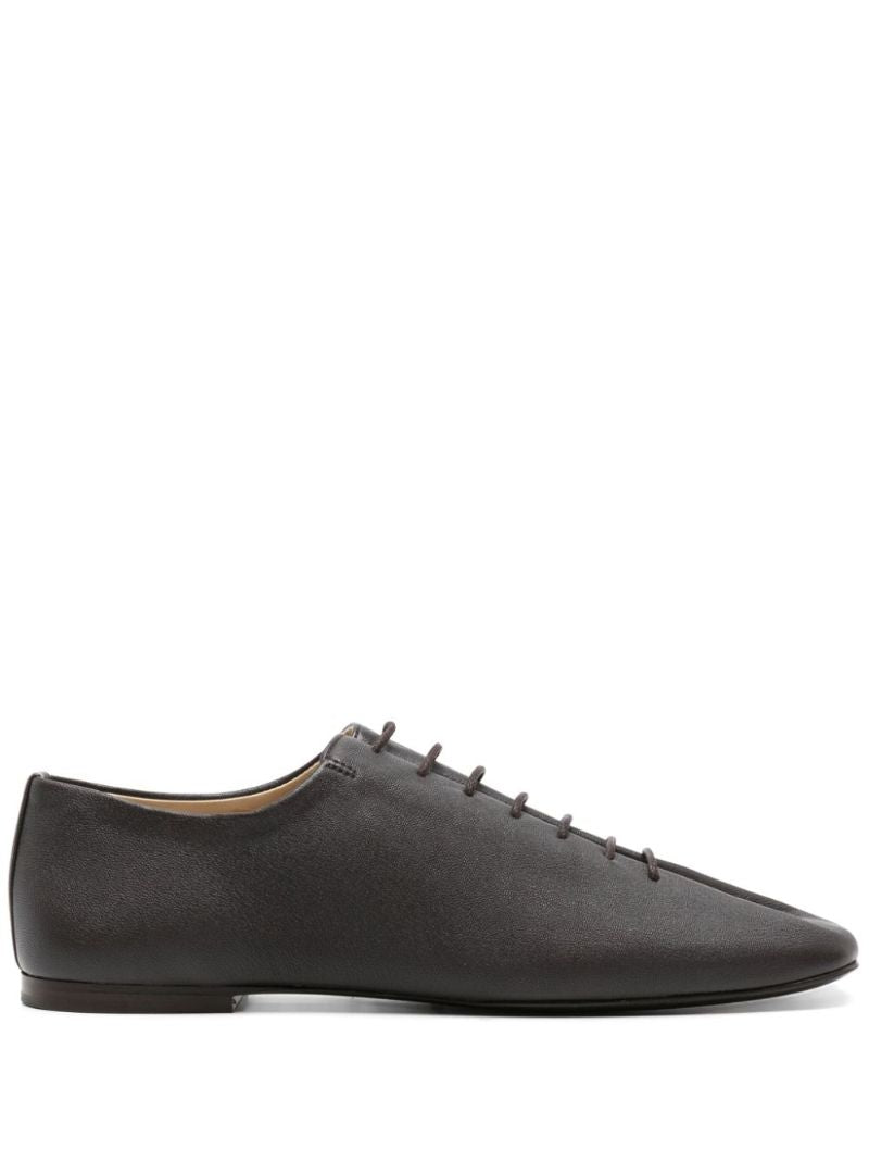 Brown Souris Leather Derby Shoes