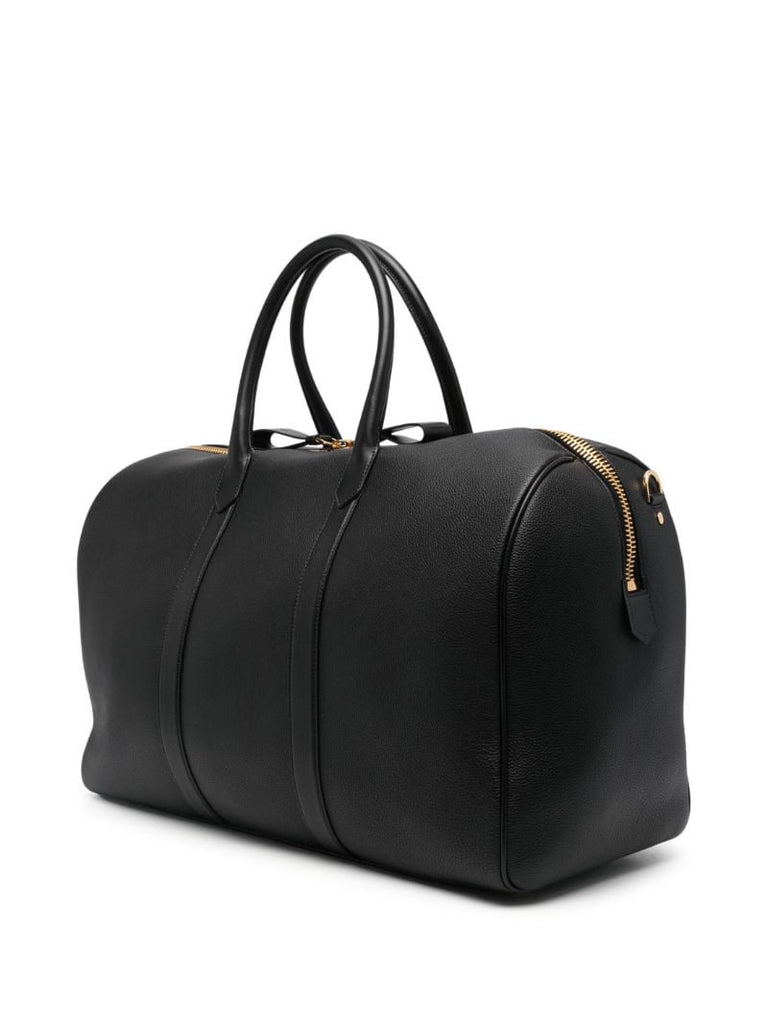 Black Logo-applique Travel Bag