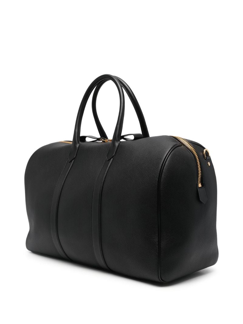 Black Logo-applique Travel Bag