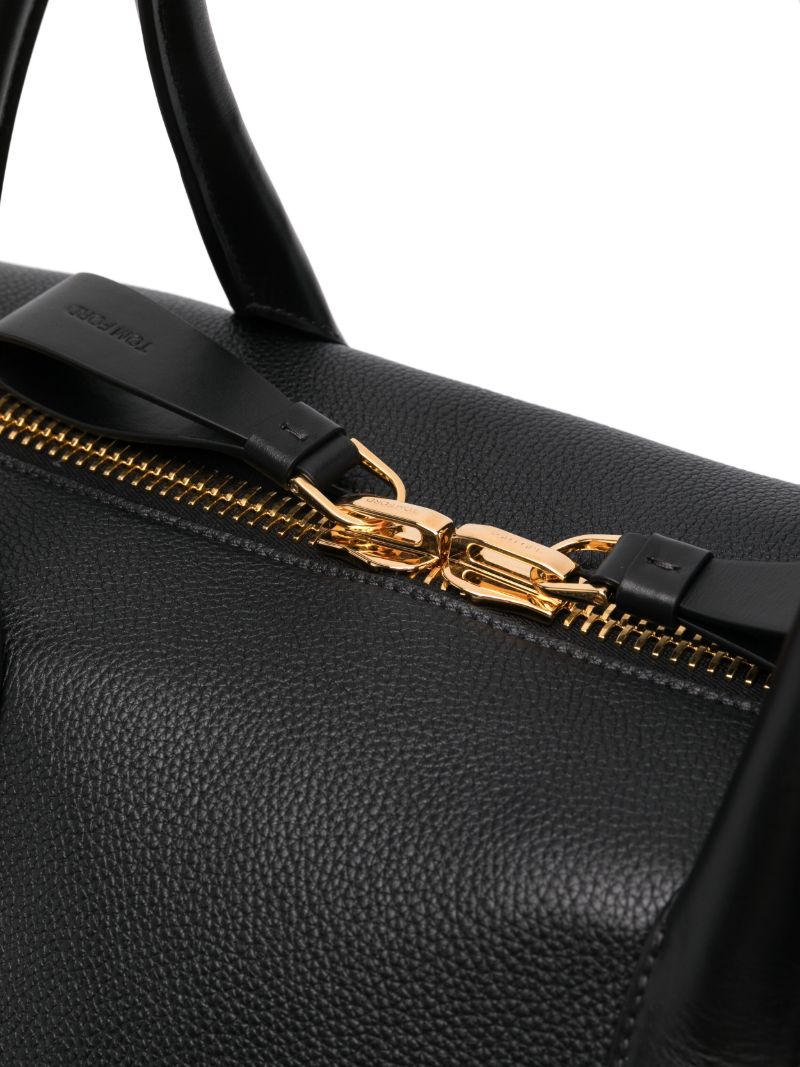 Black Logo-applique Travel Bag