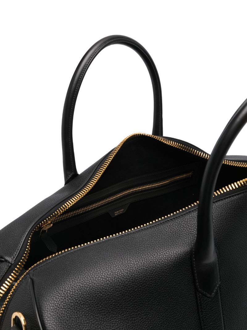 Black Logo-applique Travel Bag