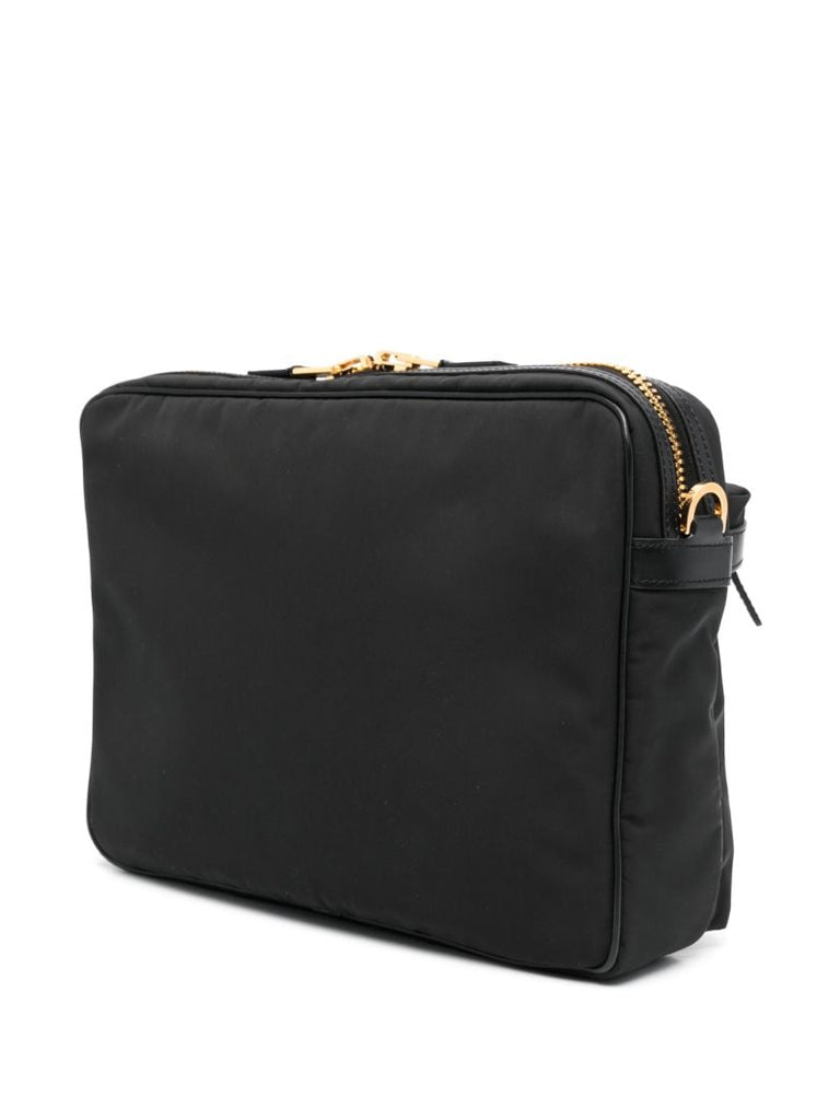 Black Utility Large Shoulder Bag