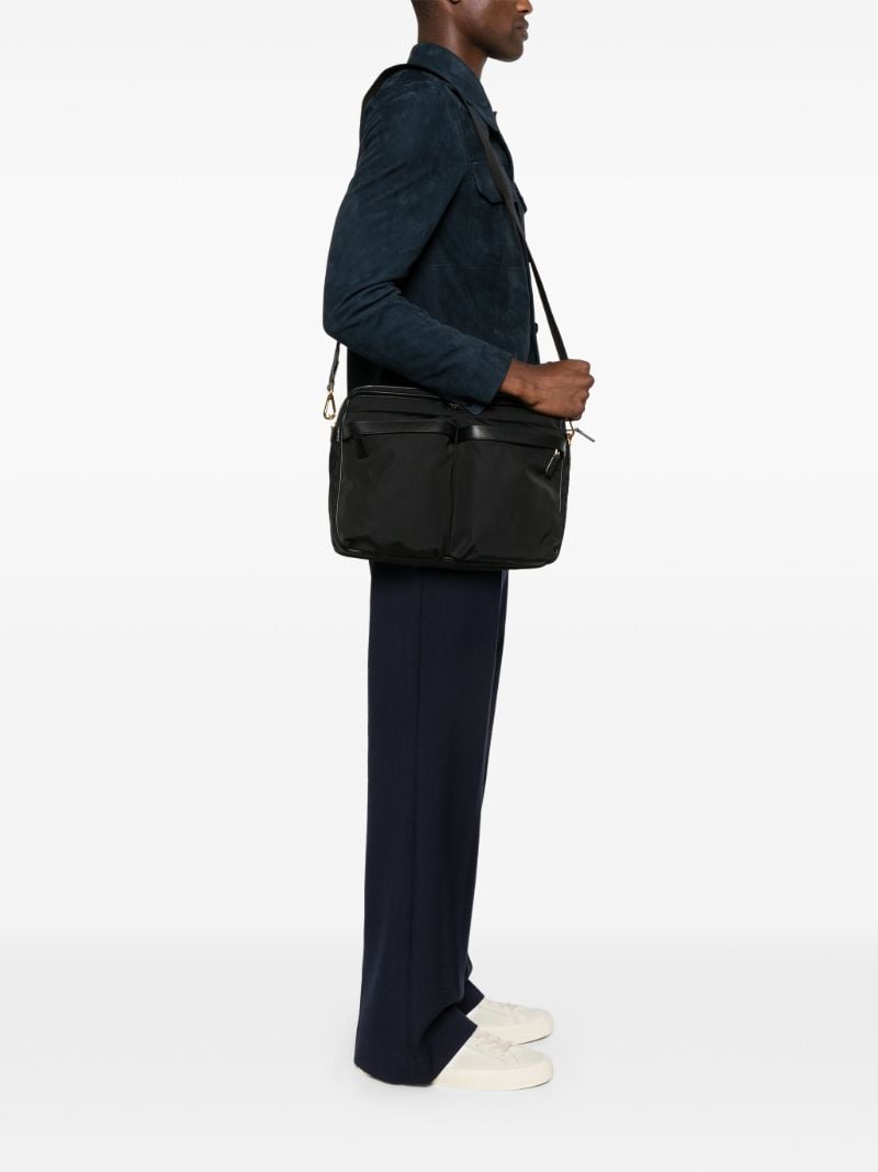 Black Utility Large Shoulder Bag