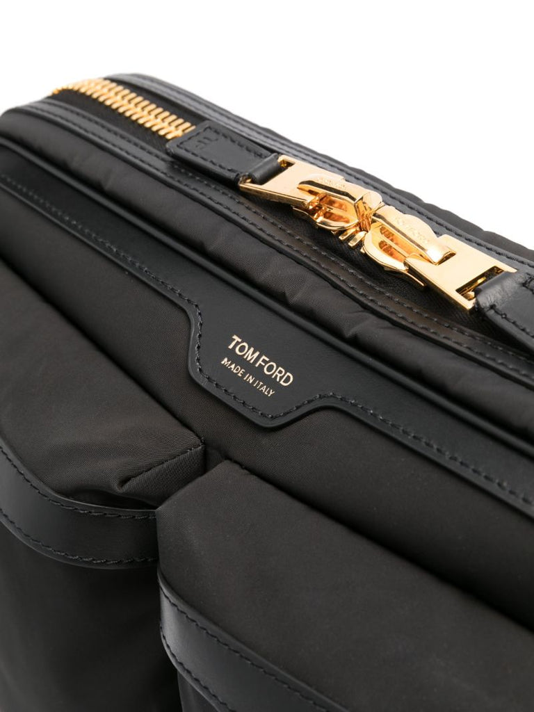 Black Utility Large Shoulder Bag