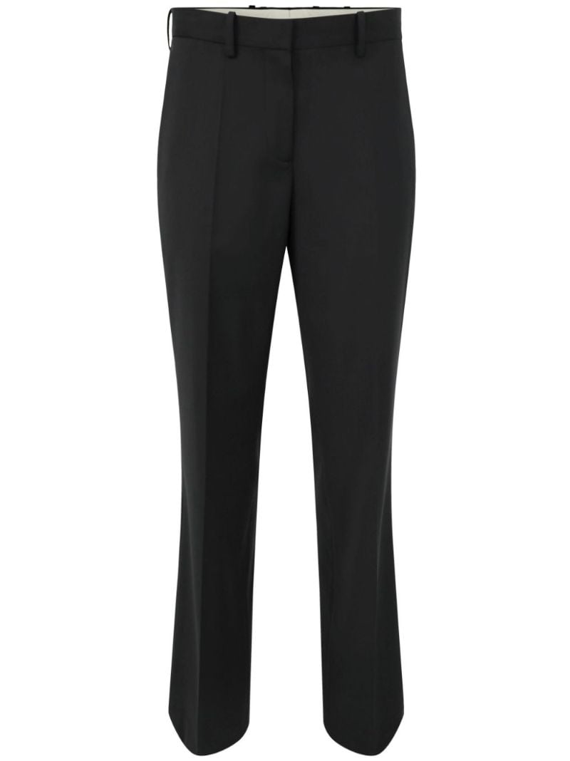 Black Wool Tailored Trousers